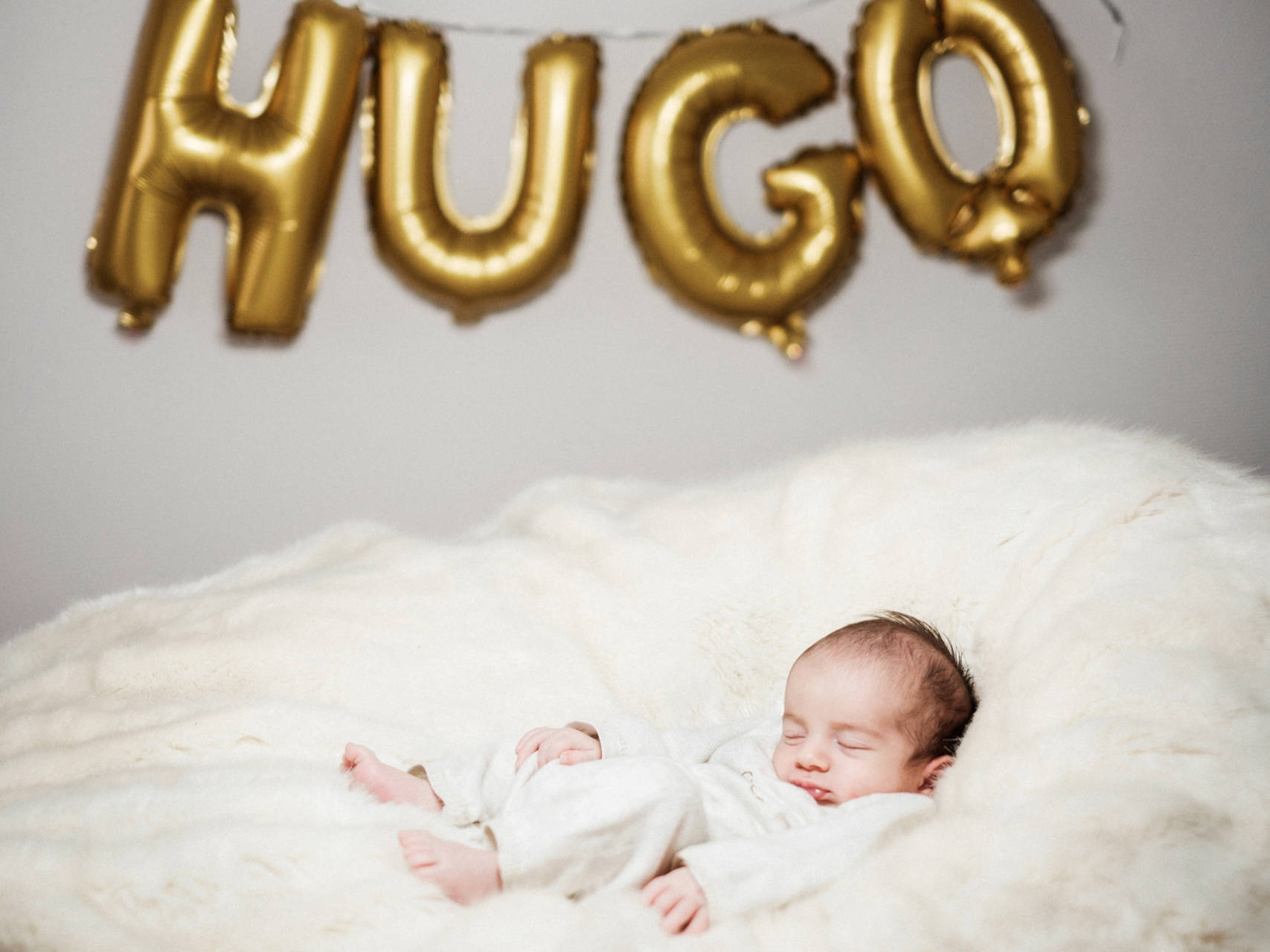 Newborn session with Hugo